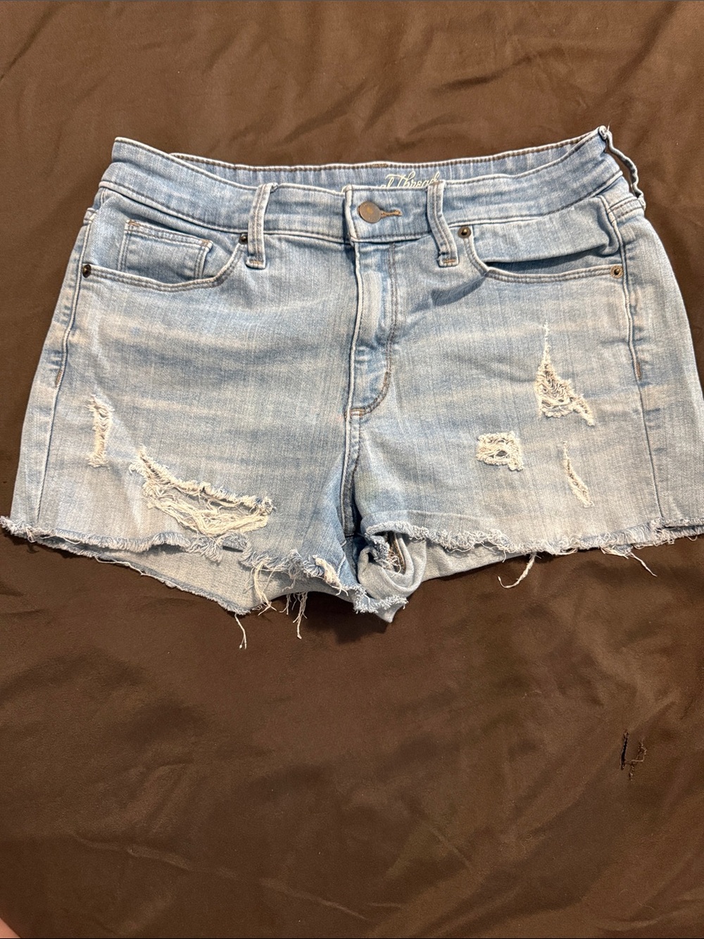 Universal Thread Light Blue Distressed Denim Cutoff Shorts